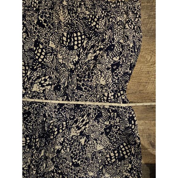 Lilly Pulitzer Target strapless jumpsuit Upstream navy fish womens xxl 2x plus - Picture 6 of 9
